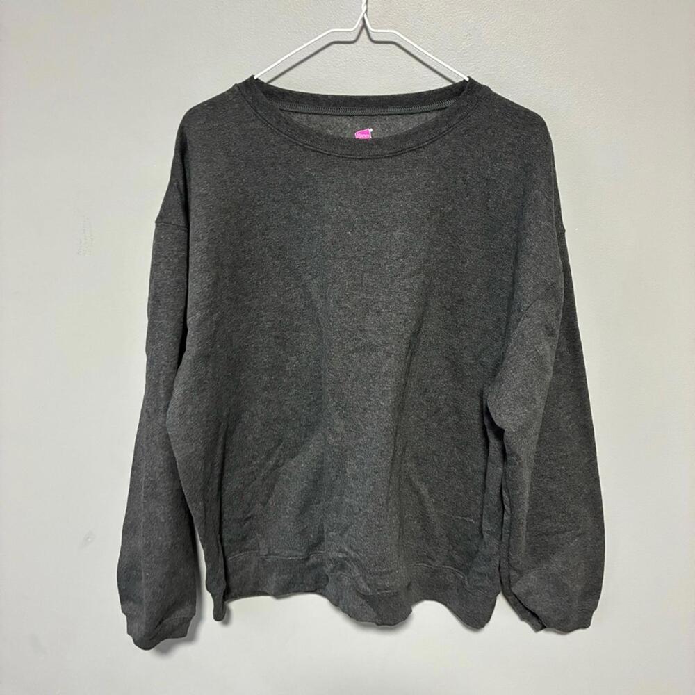Hanes Dark Gray Sweatshirt womens size XL